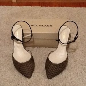 COPY - All Black brand "Open Fish" Brown Flats